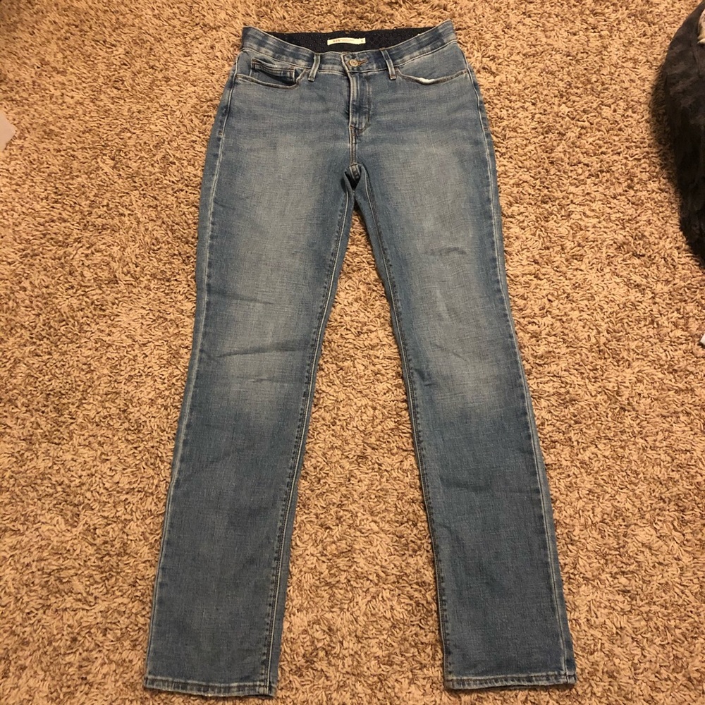 Perfect Waist Straight Leg Levi Jeans